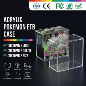 Pokemon ETB Acrylic <strong>Display</strong> Case Magnetic Elite Trainer Box Premium Acrylic Case for <strong>Display</strong> <strong>Racks</strong> 6mm - Product Image 1