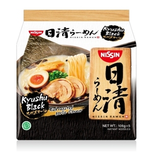 Kyushu Noir Ramen Nouilles Instantanées Style Japonais Sauce de Soja Foncé Saveur Frit Sec Ramen Soupe Nouilles en Vrac Pack - Product Image 2