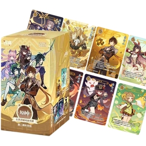 Vente en gros de carte Flash Soul <span class=keywords><strong>Genshin</strong></span> Impact Seven Saints Call <span class=keywords><strong>Tcg</strong></span> Set Change Game Board Game Card Phase Ii Pre Pack - Product Image 2