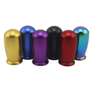 Car Gear <b>Shift</b> <b>Knob</b> Aluminum Alloy Ergonomic Missile Style Red Blue Black Gold Purple Rainbow PDT47 - Product Image 3