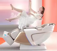 Fauteuil de massage électrique 4D |   Canapé de massage à domicile à double mécanisme de massage, double cœur, avec fonction Shiatsu, étirement et zéro gravité