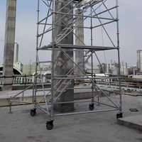 Support à manivelle modulaire léger pour éclairage de scène, hauteur réglable, barre transversale intérieure/extérieure, capacité de charge 80 kg