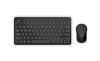 Keyboard dan Mouse Nirkabel Portabel 2.4Ghz dengan Proyeksi Terpisah dan USB untuk iPad dan Tablet Android