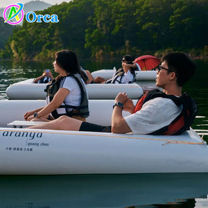 Hamaca Inflable, Plataforma Flotante Cuadrada, Sofá Flotante Inflable para Ver Películas <span class=keywords><strong>en</strong></span> <span class=keywords><strong>la</strong></span> <span class=keywords><strong>Playa</strong></span> <span class=keywords><strong>en</strong></span> Verano - Product Image 3