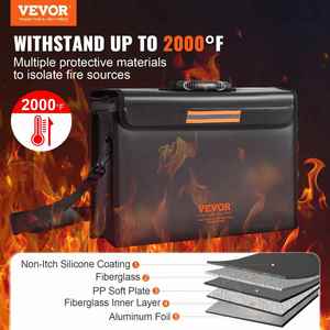 Bolsas Ignífugas para Documentos, Nueva Versión, Bolsa de Protección Contra el Calor, Impermeable y Duradera - Product Image 4
