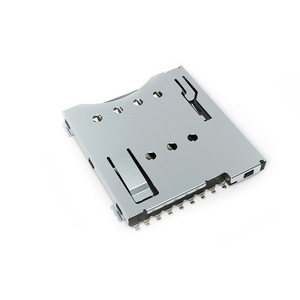 SIM7100-8-1-15-00-A SIM7100-8-1-15-01-A 9 pin SMT góc phải Micro Sim thẻ kết nối Push-push Micro Sim Thẻ Adapter - Product Image 3