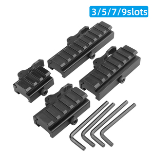 ฐานเชื่อมต่อแบบปลดเร็ว QD หลายช่อง 3/5/7/9 ช่อง ผลิตจากอะลูมิเนียมอัลลอยด์ CNC คุณภาพสูง ขนาด 20 มม. สำหรับการล่าสัตว์กลางแจ้งและการใช้งานทางยุทธวิธี - Product Image 3