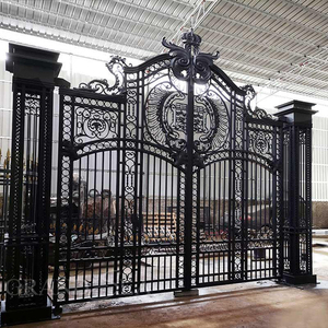 Puerta Principal <span class=keywords><strong>de</strong></span> Seguridad <span class=keywords><strong>de</strong></span> Hierro Forjado para <span class=keywords><strong>Entrada</strong></span>, Puertas Exteriores para Casa o Villa, Precio <span class=keywords><strong>de</strong></span> Mercado - Product Image 1