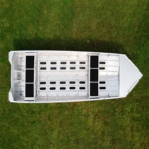 2023 nuovo personalizzato 17 piedi nuovissimo grande Mod v scafo in alluminio Jet Boat pesca Jon Boat produttori in vendita