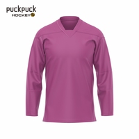 Jersey Hoki Tim Kustom Pria LETGOAL Berkualitas Tinggi, Cepat Kering, Bernapas, Grosir, Polos, Ukuran L