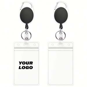 Porte-badge rétractable avec mousqueton et clip, étui vertical étanche pour carte d'identité – Offre Spéciale - Product Image 2