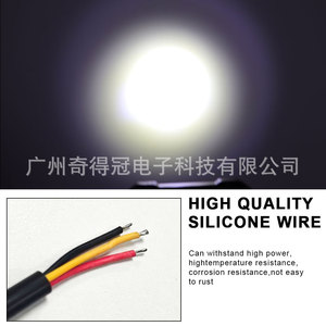 4-Inch Square <b>Led</b> <b>Work</b> <b>Light</b> 10 Beads For Off-Road Vehicles Motorcycle Car Spotlights Dc Power Supply - Product Image 3