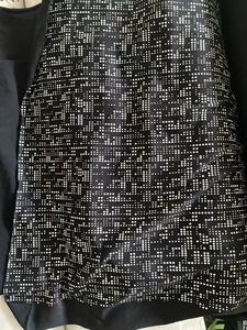 Noir violet irisé 4 voies extensible Spandex réfléchissant graphique réflexe 9 points carré <span class=keywords><strong>Tetris</strong></span> tissu pour vêtements de plein air - Product Image 5