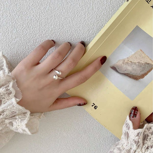 Anillo de Plata de Ley S925 con Forma de Lágrima Geométrica para Mujer, Diseño Minimalista, Joyería para el Dedo Índice, Uso Diario - Product Image 4