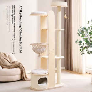 Wholesale Solid Wood Multi-Layer Board <strong>Cat</strong> <strong>Climbing</strong> <strong>Frame</strong> with Integrated Nest <strong>Cat</strong> Tree for Household - Product Image 2