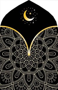 พรมปูสวดมนต์แบบอิสลามหนาพรมผ้าห่มสำหรับแสวงบุญมุสลิมมุสลิมดูไบ - Product Image 3