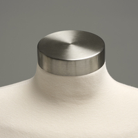 AFELLOW Mannequin de couture en mousse durable avec base métallique, modèle unisexe blanc pour le haut du corps, prix de gros
