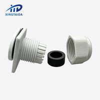 Fabrication M20 plastique étanche IP68 presse-étoupe PG16 PVC insert en caoutchouc NPT 1/2 taille presse-étoupe en nylon