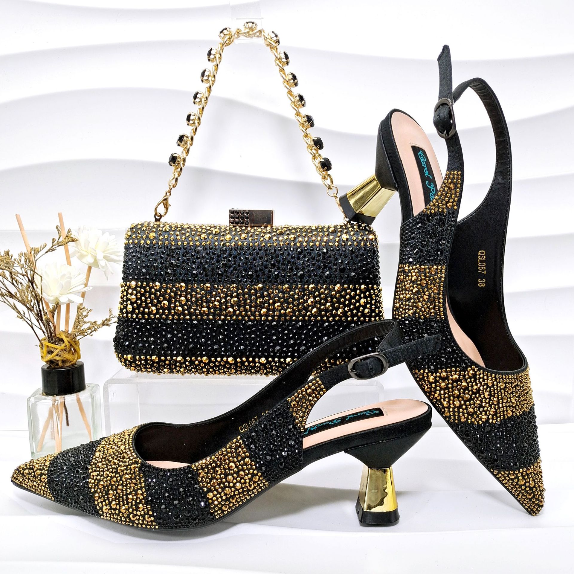 black and gold dress shoes women Gold Glitter Pumps for Women  Yvonne Glitter by Age of Innocence