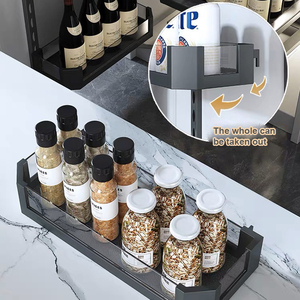 Kéo ra giỏ đựng thức ăn cao đơn vị giỏ người nuôi cá đơn vị thực phẩm cao đựng thức ăn lớn quái vật cao Tủ kéo Giỏ nhà bếp tủ - Product Image 2