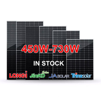 HBOWA Modules solaires de qualité supérieure 500W 550W 600W 650W 700W Kit de panneau solaire d'efficacité 23% pour la maison