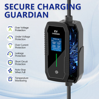 Chargeur EV portable avec écran et courant réglable 7 kW