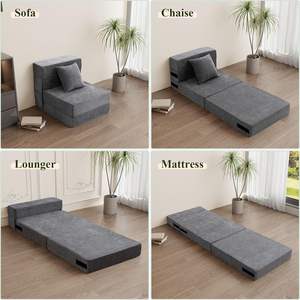 2025 डायसियन ओएम/ओडम कस्टम तह कपड़े सोफे बिस्तर नई शैली लिविंग रूम सोफे कुर्सी समायोज्य बहु-मॉड्यूल सोफा - Product Image 2