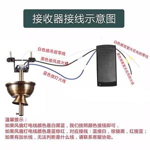 Ceiling Fan <b>Light</b> Remote Control 136x50x18mm Universal 3-Speed With <b>Timer</b> For Indoor Use - Product Image 4