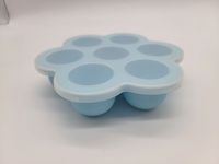 Plateau de congélation en Silicone pour aliments de bébé, four et lave-vaisselle, conteneur de stockage pour maison, plateau avec couvercle à Clip