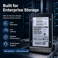 Pour IBM 03GU523 1,92 To 2,5 pouces NVMe PCIe Flash SSD Disque Flash à branchement à chaud pour les systèmes de stockage FlashSystem séries 5200/5000