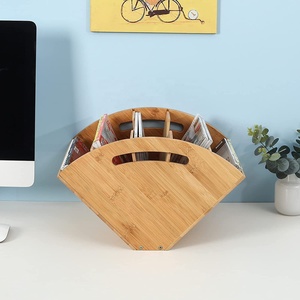 Tre thư mục tập tin văn phòng máy tính để bàn tổ chức cho các tập tin bằng gỗ giữ tập tin với 5 ngăn máy tính để bàn gỗ tổ chức - Product Image 2