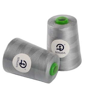 Venta caliente 100% hilo de poliéster hilado teñido 40/2 de 50/2 de 60/2 hilo de coser para coser y tejer - Product Image 1