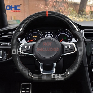 Volante de Fibra de Carbono Hydro-Dip para Volkswagen VW Gti <span class=keywords><strong>Golf</strong></span> <span class=keywords><strong>R</strong></span> Mk7 2015-2019 Mk7.5 <span class=keywords><strong>R</strong></span>-<span class=keywords><strong>Line</strong></span>, Envío desde Almacén en EE. UU. - Product Image 6