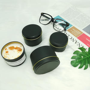 2 Unzen Deep Metal Dosen Box mit Deckel Kerzen behälter 2 Unzen 4 Unzen 6 Unzen 8 Unzen Kerzen wachs Blechdose Zinn Kerze benutzer definierte Box - Product Image 6