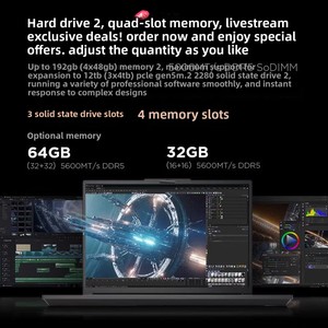 สำหรับ Thinkpad T16g Ai 00cd Ultra7 255hx 32gb Rtx 5080 จอแสดงผล 4k แล็ปท็อปธุรกิจ รุ่นมาตรฐานอย่างเป็นทางการ - Product Image 4