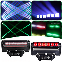 Barre lumineuse LED Igracelite Infinite XY Rotation 6x40W RGBW, 12 segments de pixels, effets stroboscopiques et faisceau pour événements scéniques