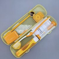 Kit d'hygiène bucco-dentaire portable 8-en-1 pour adultes avec brosse interdentaire, fil dentaire ciré et miroir buccal – Vente en gros