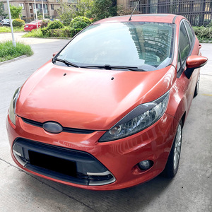 Autocollant pour phare de Ford Fiesta MK6, noir piano, texture fibre de carbone, adhésif pour carrosserie, 2008-2012 - Product Image 2