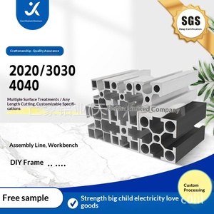 Perfil de Aluminio 4040 Estándar Europeo para Valla de Vehículos Industriales, Personalizable, Norma Nacional 3, Procesamiento 2020 - Product Image 2