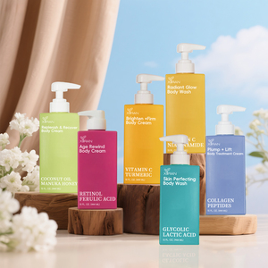 Private-Label Körperlotion Creme mit Kollagen & Vitamin E zur Aufhellung & Straffung, für eine ebenmäßige Haut und zur Behandlung von Keratosis Pilaris - Product Image 1