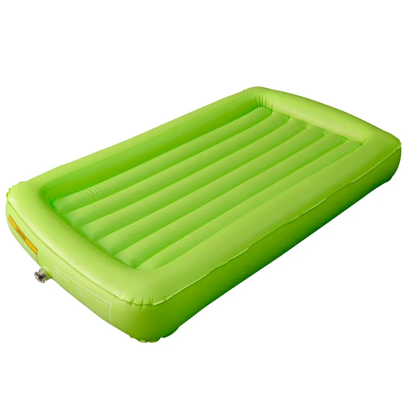 Lit pour bébé gonflable pliable d'intérieur et matelas de protection pour enfants Lit simple pour le sommeil des enfants