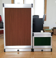 Coussin de refroidissement évaporatif en nid d'abeille, rideau humide, système de ventilation et de refroidissement spécialement conçu pour l'élevage porcin