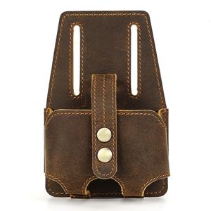 Étui à mètre ruban en cuir de vachette avec clip ceinture, durable, moderne, HR MM-260410, portable, expédition rapide, peut contenir et organiser - Product Image 2