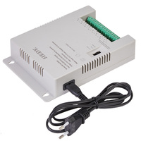 Fuente de Alimentación Conmutada Ajustable de 16 Canales y 96W con Protección Contra Cortocircuitos para Cámaras de CCTV y Monitoreo de Seguridad