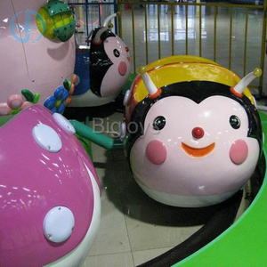 Nouvelle forme mignonne enfants <span class=keywords><strong>parc</strong></span> manèges coccinelle manèges amusement plateau tournant rotatif manèges équipement à vendre - Product Image 4