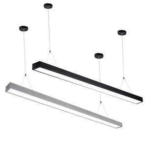Haute luminosité 1500mm 1800mm lampe suspendue Ip66 Led étanche Led supermarché bureau panneau mince pendentif lumière linéaire - Product Image 1