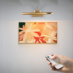 LED Rechargeable <strong>Battery</strong> Operated Picture Light Touch and Remote Control Dimmable <strong>Wall</strong> Lights Rotatable Head <strong>Wall</strong> Mounted <strong>Lamp</strong> - Product Image 2