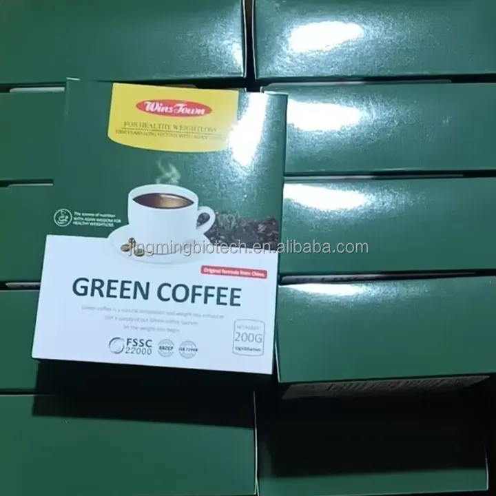 Groothandel Oem Private Label Natuurlijk Afslanken Gewichtsverlies Instant Groene Koffie