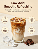 Café expresso OEM riche en protéines, compatible Keto, poudre de café glacé à haute teneur en protéines de lactosérum pour la concentration, l'énergie et la santé intestinale
