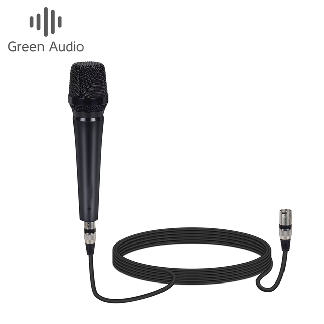 GAM-AT108 48V Metal Handheld Microphone Wired Moving Coil for Household Karaoke Recording Performance Noise Cancelling Function